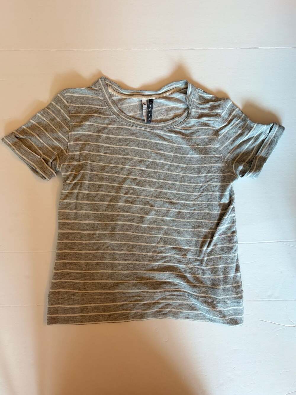 Jaclyn Intimates Striped Short Sleeve T-Shirt Size M